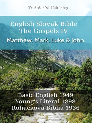 cover image of English Slovak Bible--The Gospels IV--Matthew, Mark, Luke & John